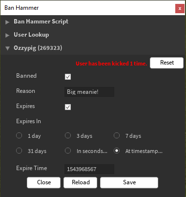 New Plugin Ban Hammer Ozzy S Blog